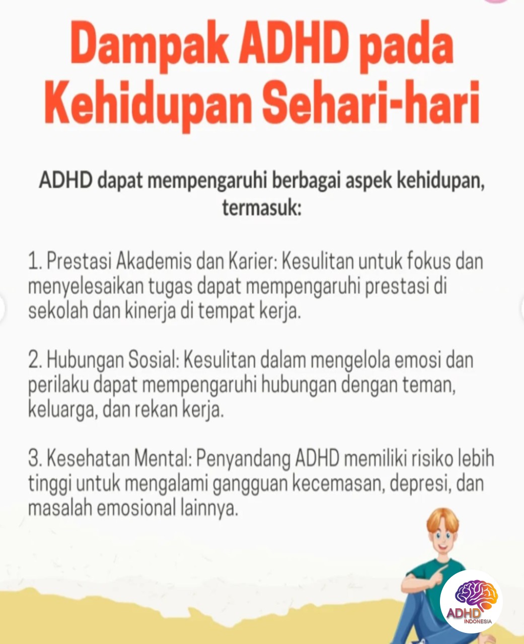 ADHD dan Hubungan Sosial Anak di Lingkungan Sekolah di Kota Sawahlunto