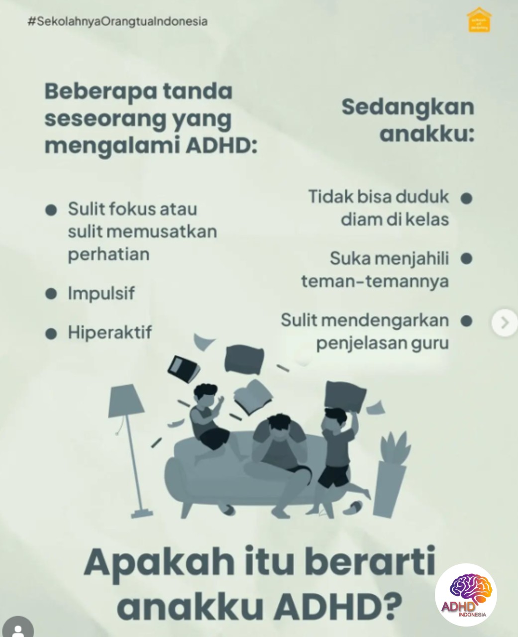 Ciri dan Gejala ADHD pada Anak Usia Dini di Kota Sawahlunto