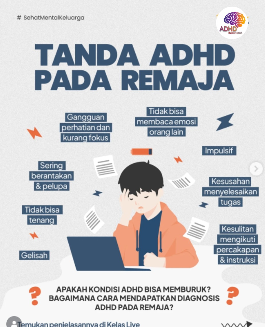 Screening ADHD Non-Diagnostik: Edukasi Awal bagi Orang Tua di Kota Sawahlunto